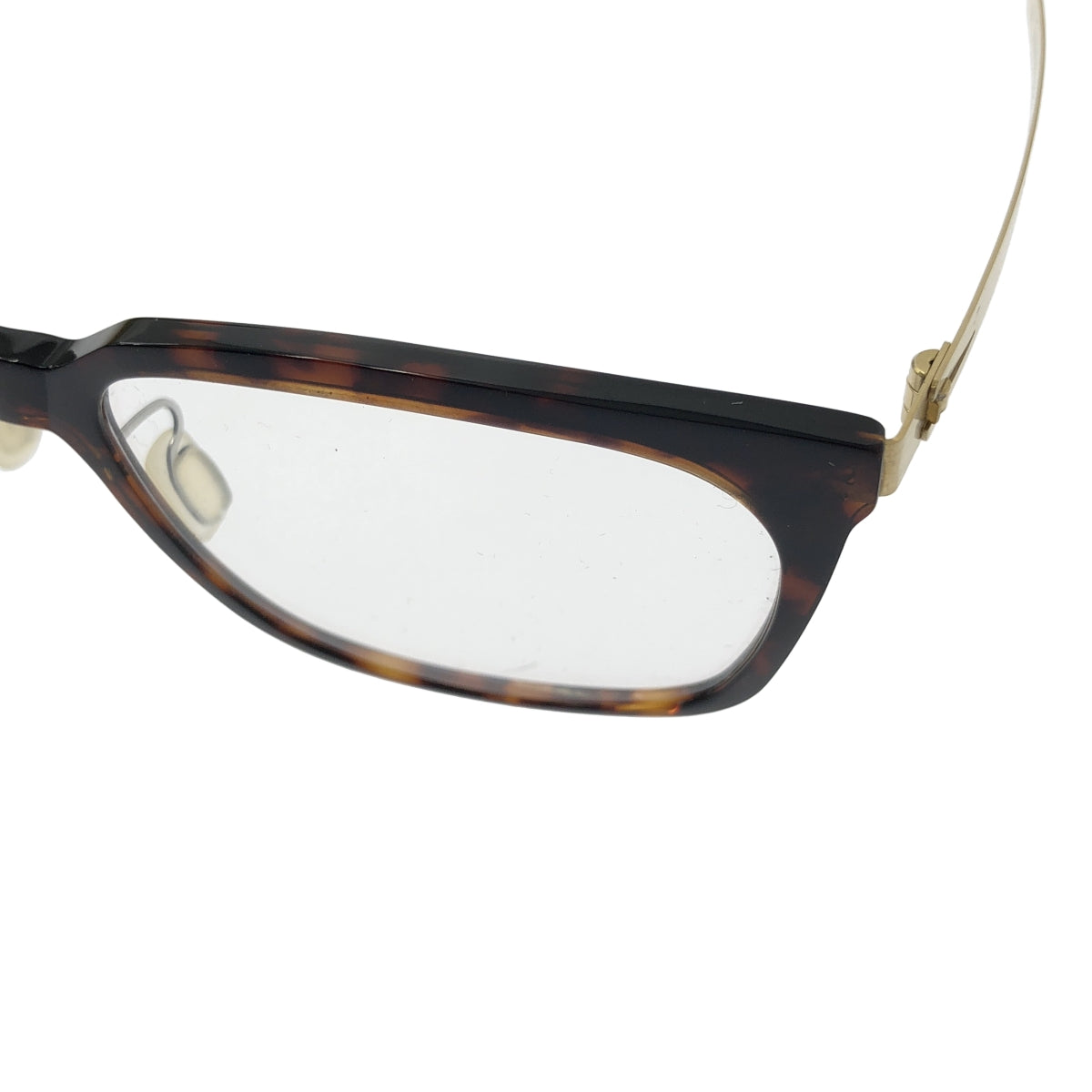 [狀況極佳] ByWP / BYDOUBLEP | 不鏽鋼玳瑁色眼鏡 | 55◻︎17-140 | 玳瑁色 / 金色