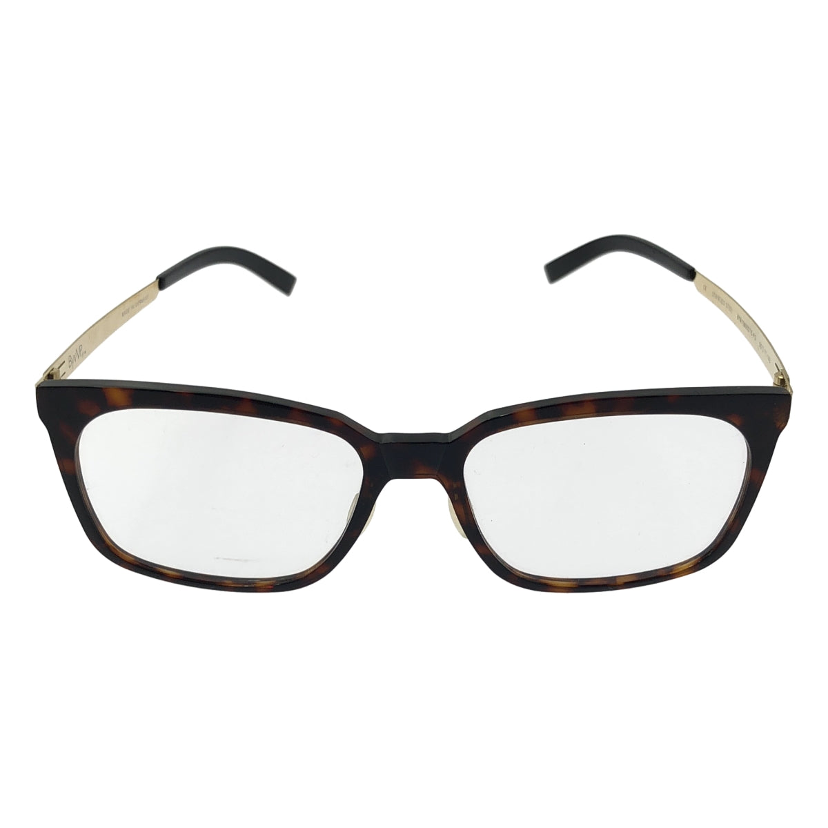 [狀況極佳] ByWP / BYDOUBLEP | 不鏽鋼玳瑁色眼鏡 | 55◻︎17-140 | 玳瑁色 / 金色