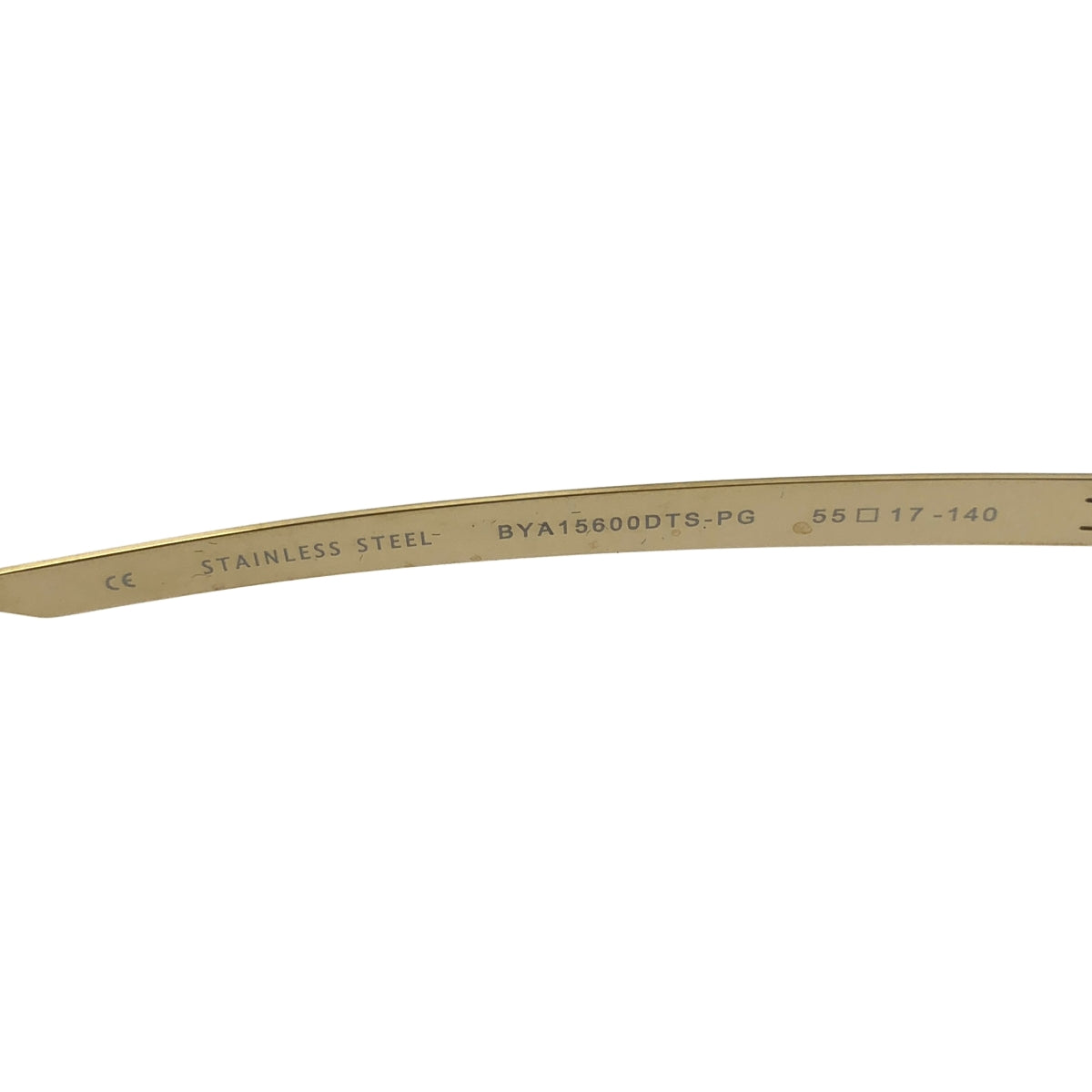 [狀況極佳] ByWP / BYDOUBLEP | 不鏽鋼玳瑁色眼鏡 | 55◻︎17-140 | 玳瑁色 / 金色