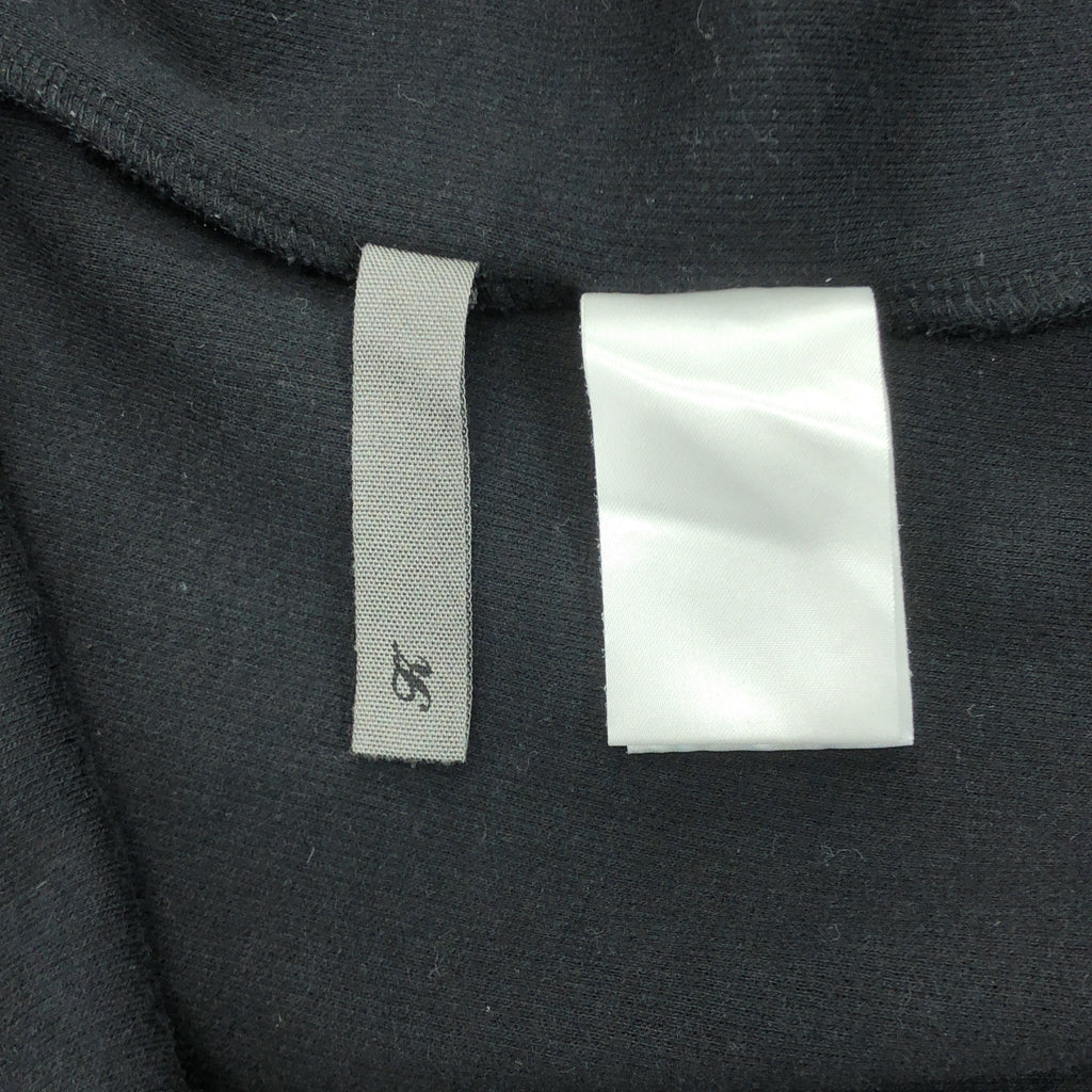 KAZUYUKI KUMAGAI ATTACHMENT / 카즈유키쿠 매거진 부착물 | 2019AW | 더블 페이스 니트 터틀넥 돌먼 L/S | 3 | 블랙 | 남성