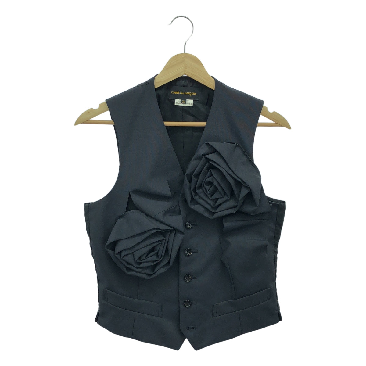 COMME des GARCONS | 2013AW | Docking Flower Vest Gilet | XS | Women's