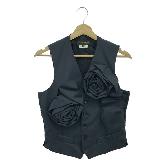 COMME des GARCONS | 2013AW | Docking Flower Vest Gilet | XS | Women's