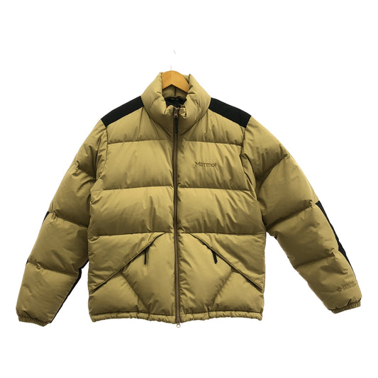 【美品】  MARMOT / マーモット | × SHIPS別注 GORE-TEX 750-fill / ゴアテックス ダウンジャケット | M | ベージュ/ブラック | メンズ