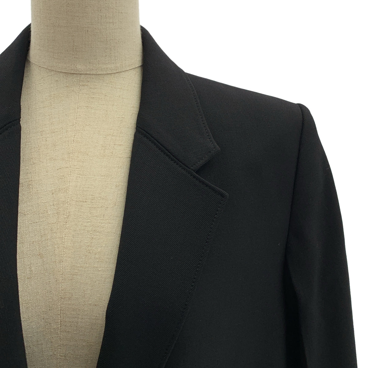 HELMUT LANG / 헬무트랑 | 로고 버튼 싱글 체스터 롱 코트 / 총 안감 | XS |