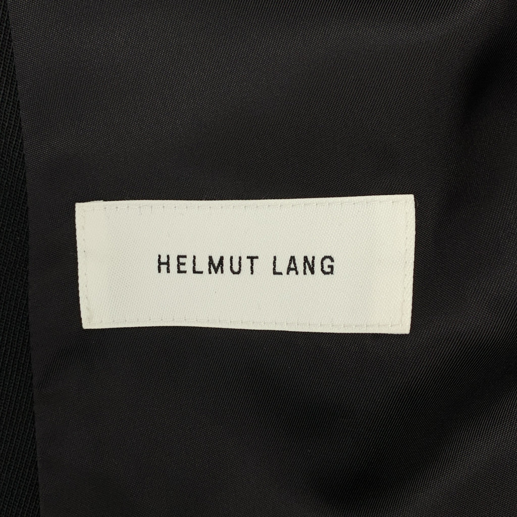 HELMUT LANG / 헬무트랑 | 로고 버튼 싱글 체스터 롱 코트 / 총 안감 | XS |