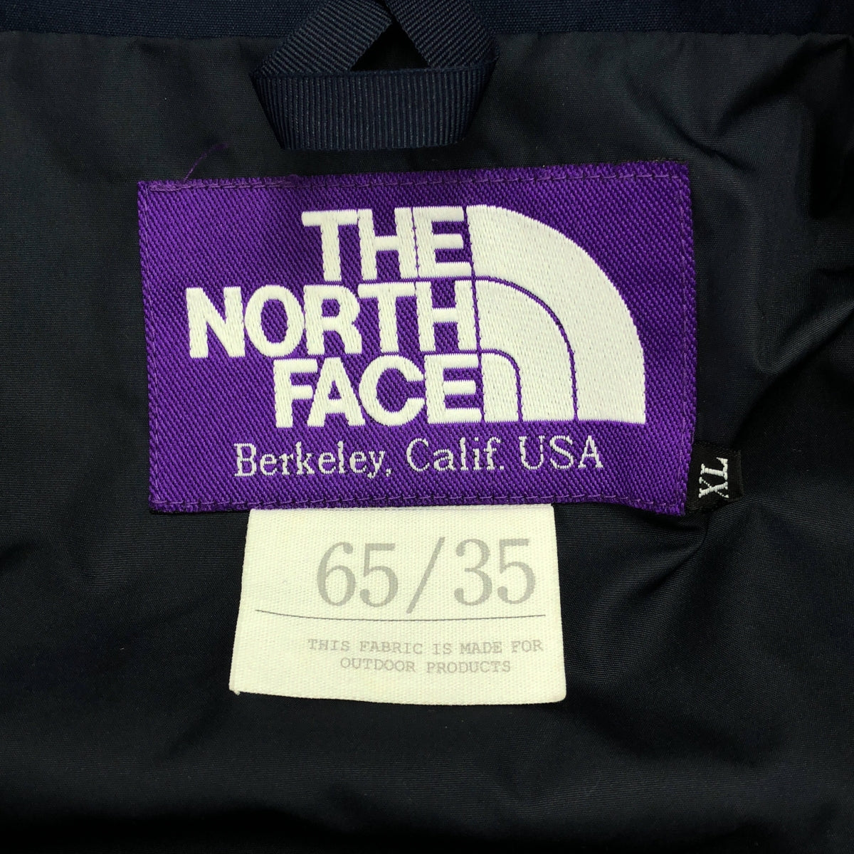 THE NORTH FACE PURPLE LABEL | NP2355N 65/35 山地風派克大衣 | XL | 海軍藍 | 男款