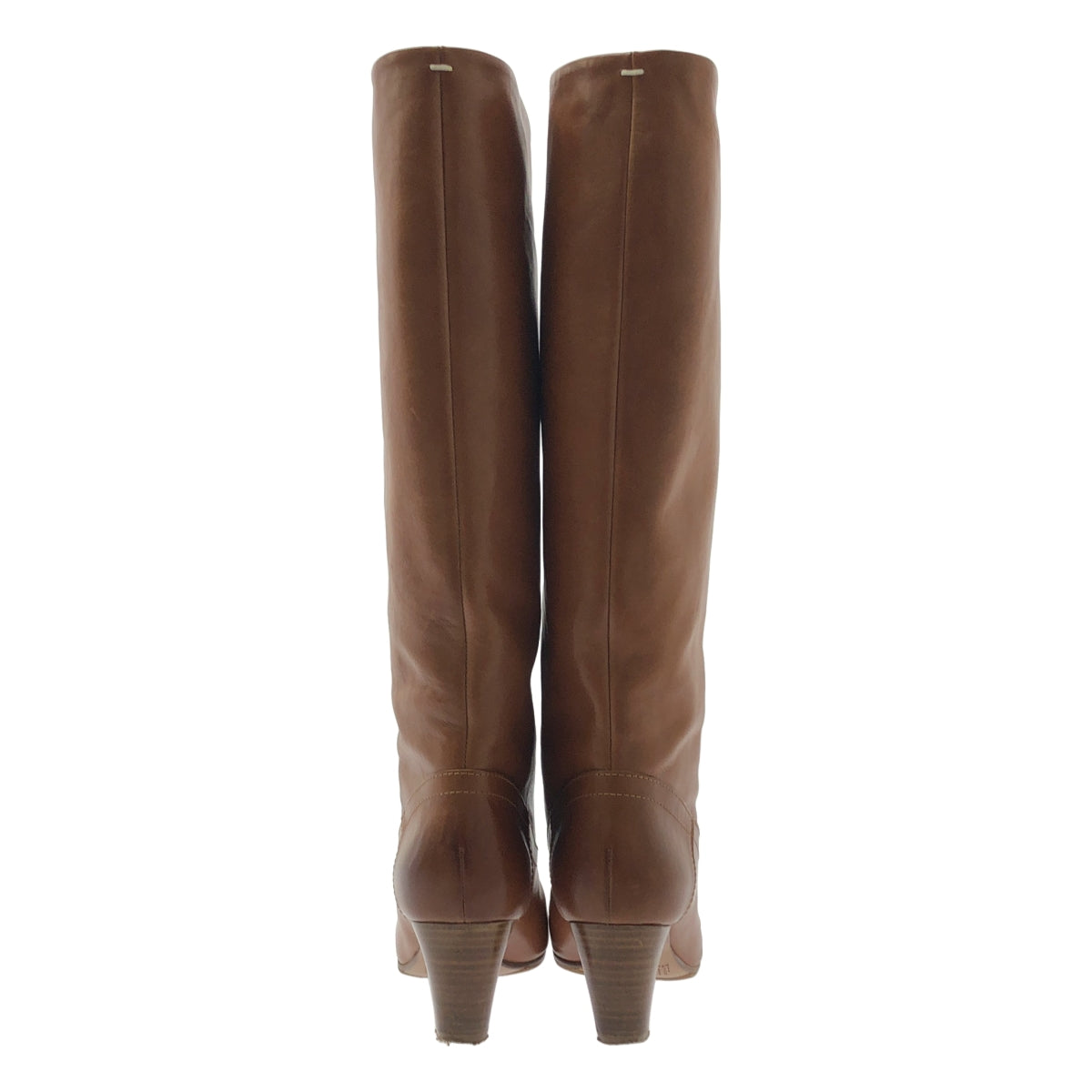 Maison Margiela | 2020 秋冬 | 皮革長跟靴 | 38 碼 | 棕色 | 女款