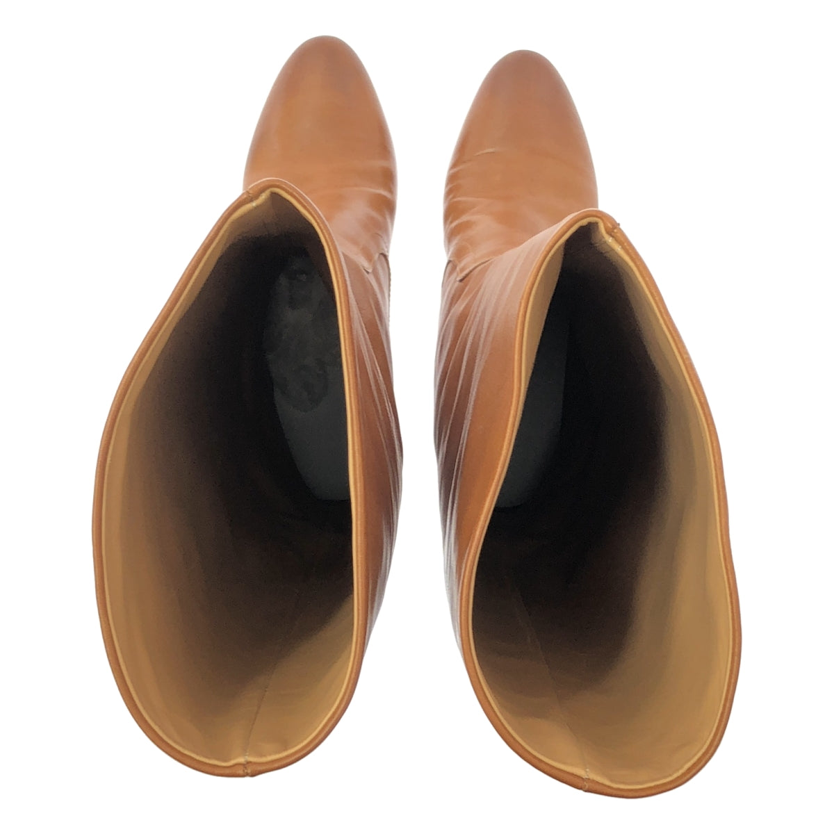 【美品】  Maison Margiela / メゾンマルジェラ | 2020AW | レザー ロング ヒール ブーツ | 38 | ブラウン | レディース