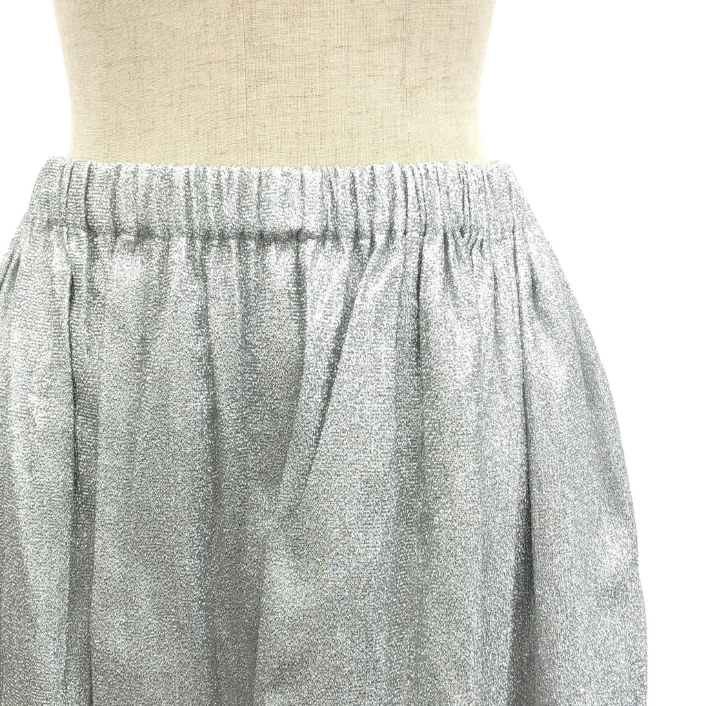 tricot COMME des GARCONS / Tricom De Galson | 2015SS | 비쥬 장식 광택 가공 허리 고무 드로우 스트링 스커트 |