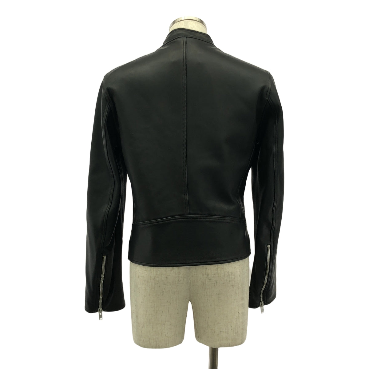 Maison Margiela | 2019SS | 5 ZIP LEATHER JACKET / Leather figure-eight single rider jacket / Fully lined | 46 | Men's