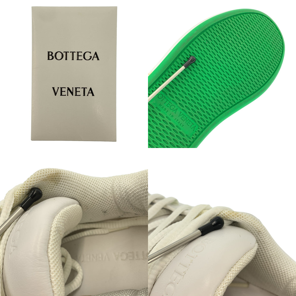 BOTTEGA VENETA / ボッテガヴェネタ | Tennis calf テニスカーフ スニーカー | 39 | ホワイト | レディース