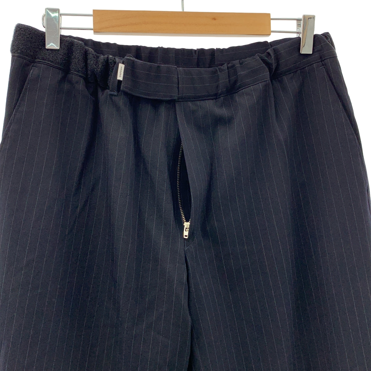 方格紙 | 羊毛條紋主廚褲 | F碼 | 男士