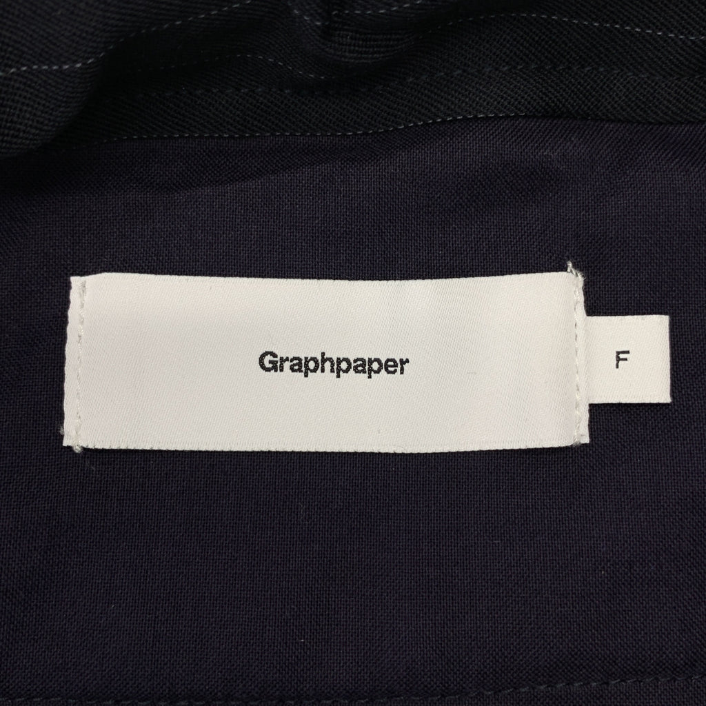 方格紙 | 羊毛條紋主廚褲 | F碼 | 男士