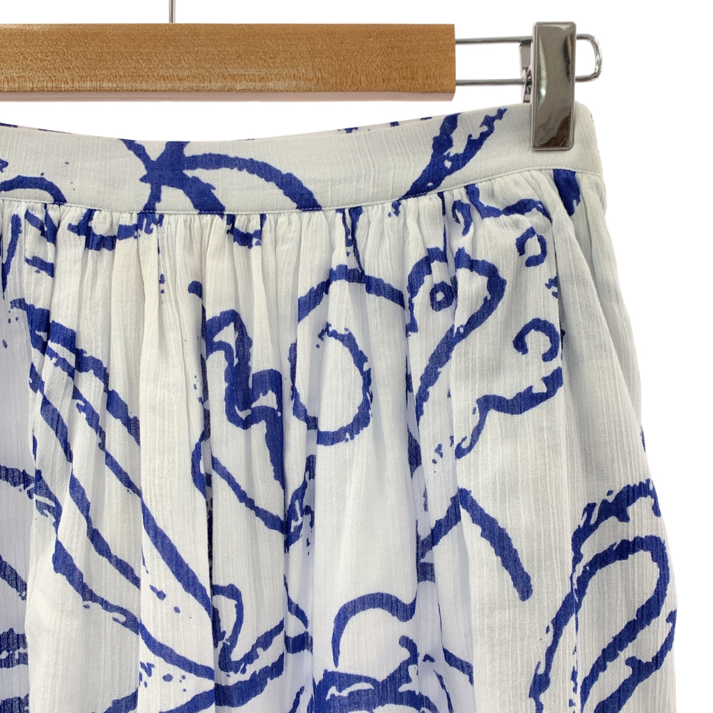 Le sirenuse / レ シレヌーセ | 総柄 サイドジップ ボリューム スカート | 38 | レディース