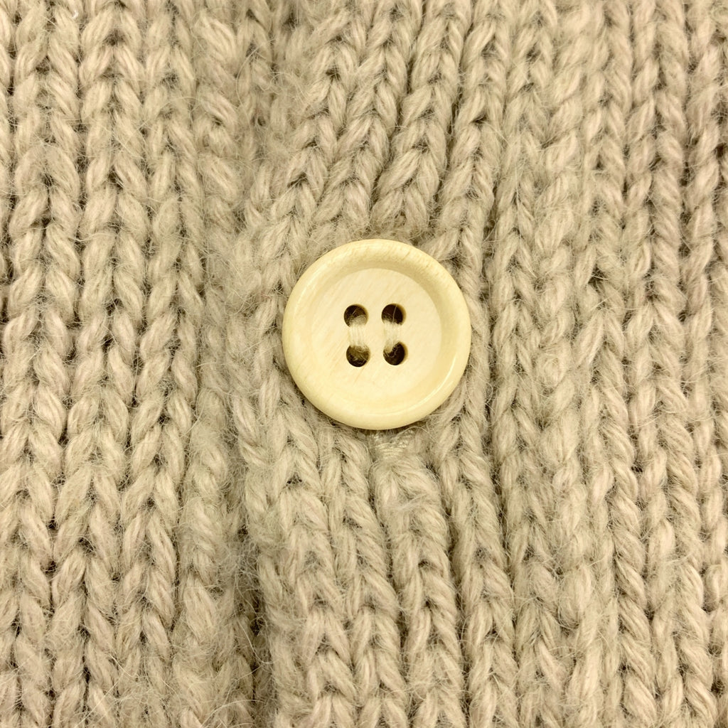 YOHJI YAMAMOTO +NOIR / ヨウジヤマモトプリュスノアール | 2004AW | アルパカ ウール 変形 ニット カーディガン | 3 | レディース