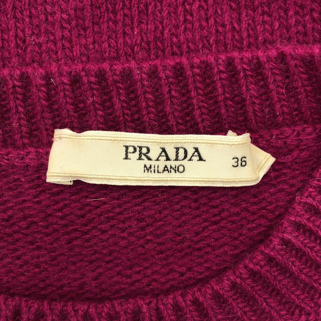 PRADA | 羊毛圓領針織衫 | 尺寸 36 | 女款