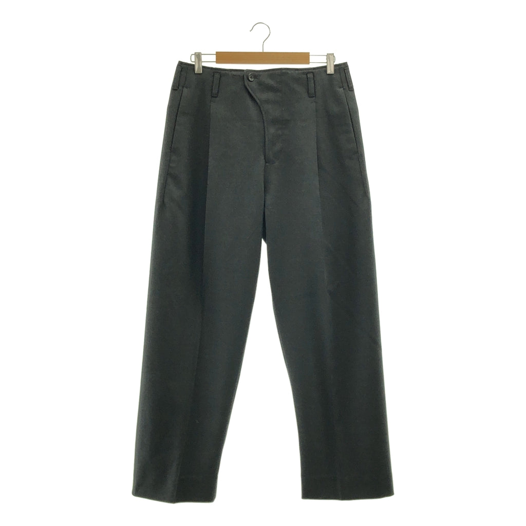 山内 / ヤマウチ | ヘビーウールツイル・サイドシームレスワンタックパンツ | 4 | メンズ