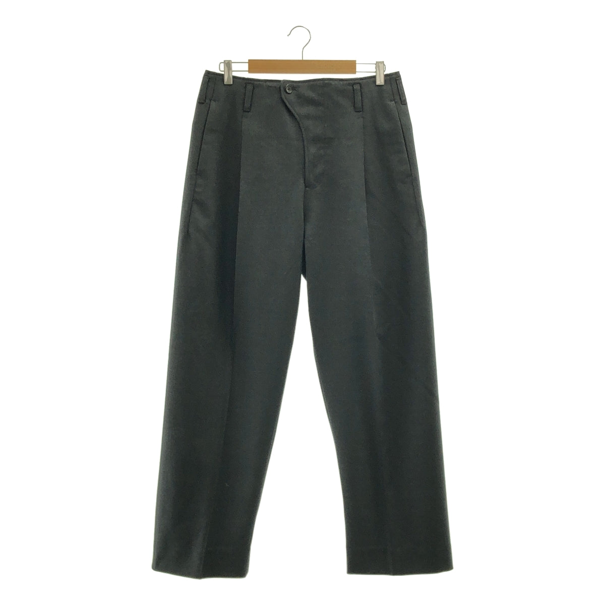 山內 | 重磅羊毛斜紋側無縫單褶褲 | 4 |