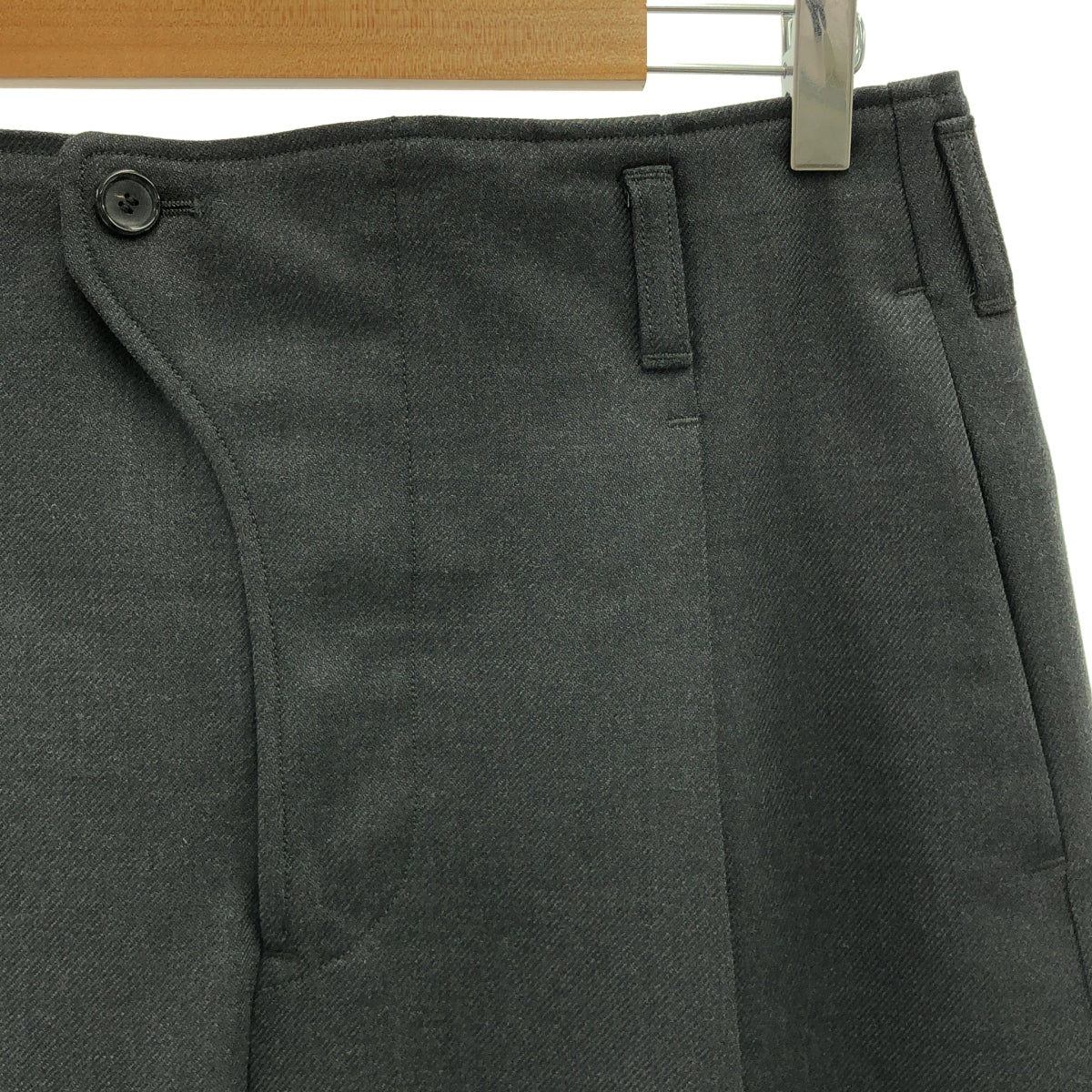 山內 | 重磅羊毛斜紋側無縫單褶褲 | 4 |