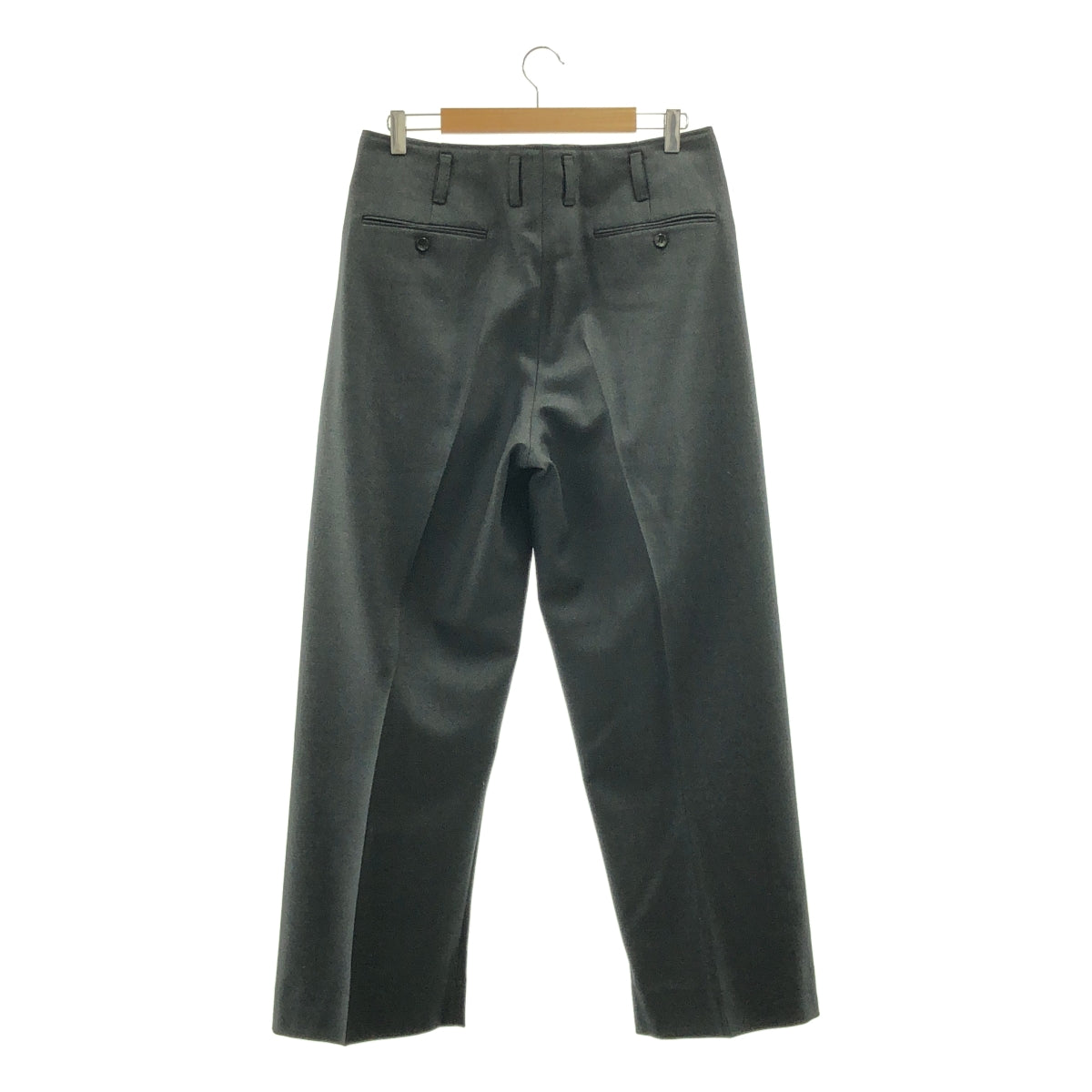 山內 | 重磅羊毛斜紋側無縫單褶褲 | 4 |