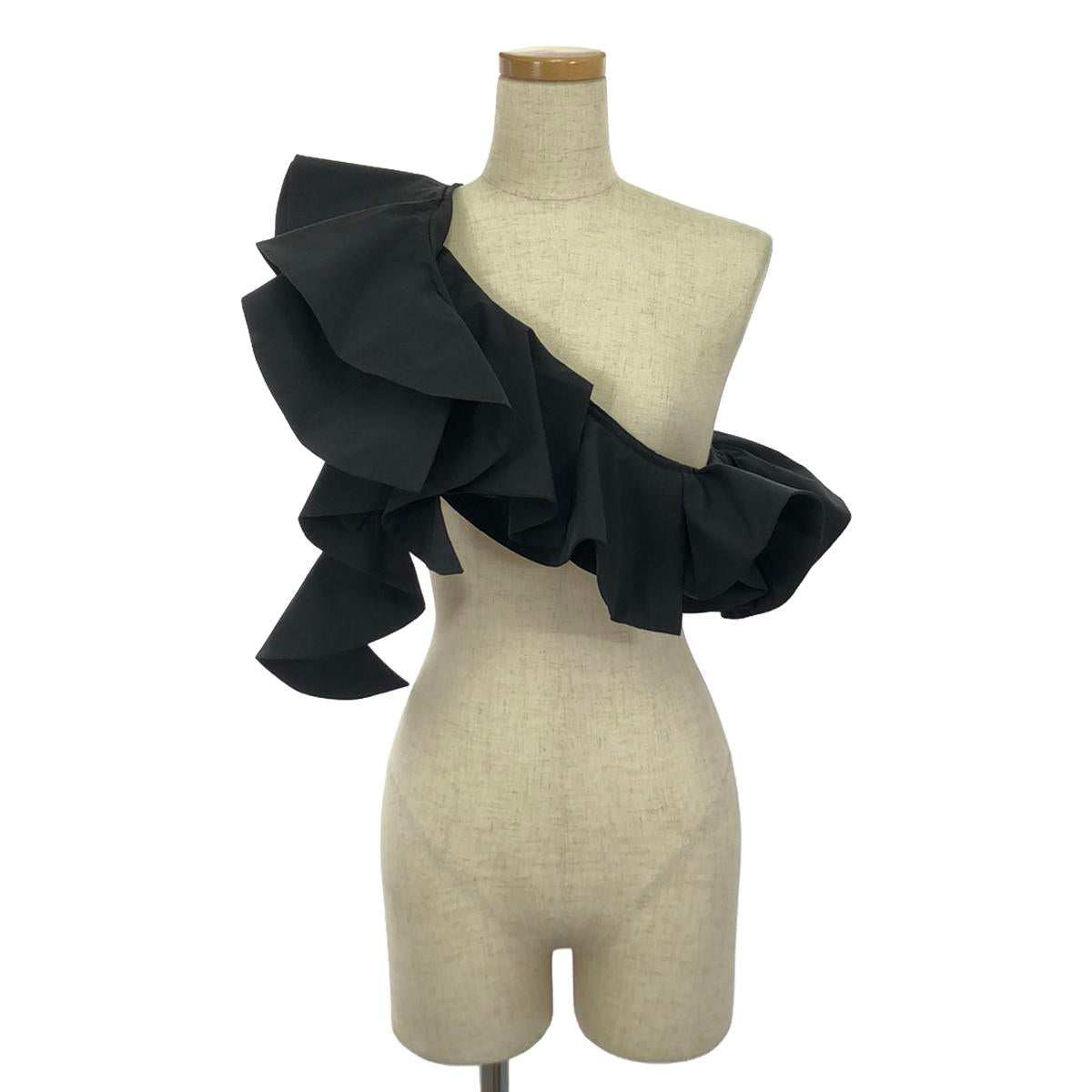 [New] MARGE | 2023SS | Ruffle scarf | F | Black