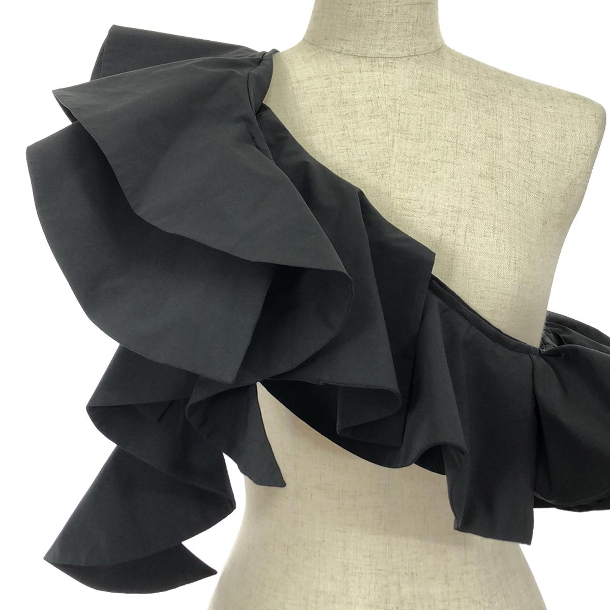 [New] MARGE | 2023SS | Ruffle scarf | F | Black