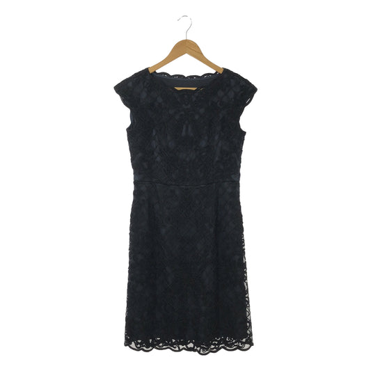 ANAYI | Side zip lace dress / fully lined | 38 | Navy | Women's