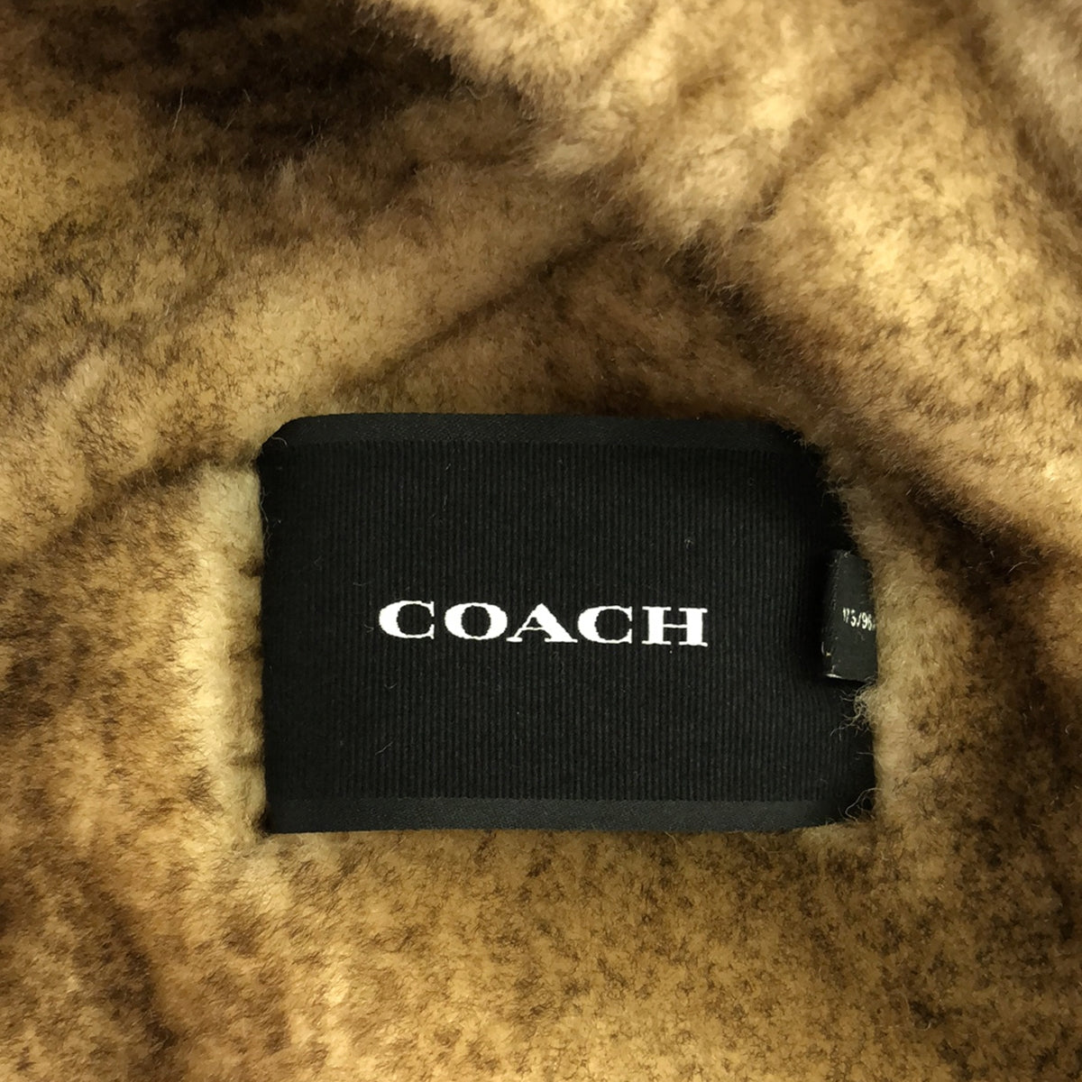 COACH / コーチ | ムートン チェスターコート | S |