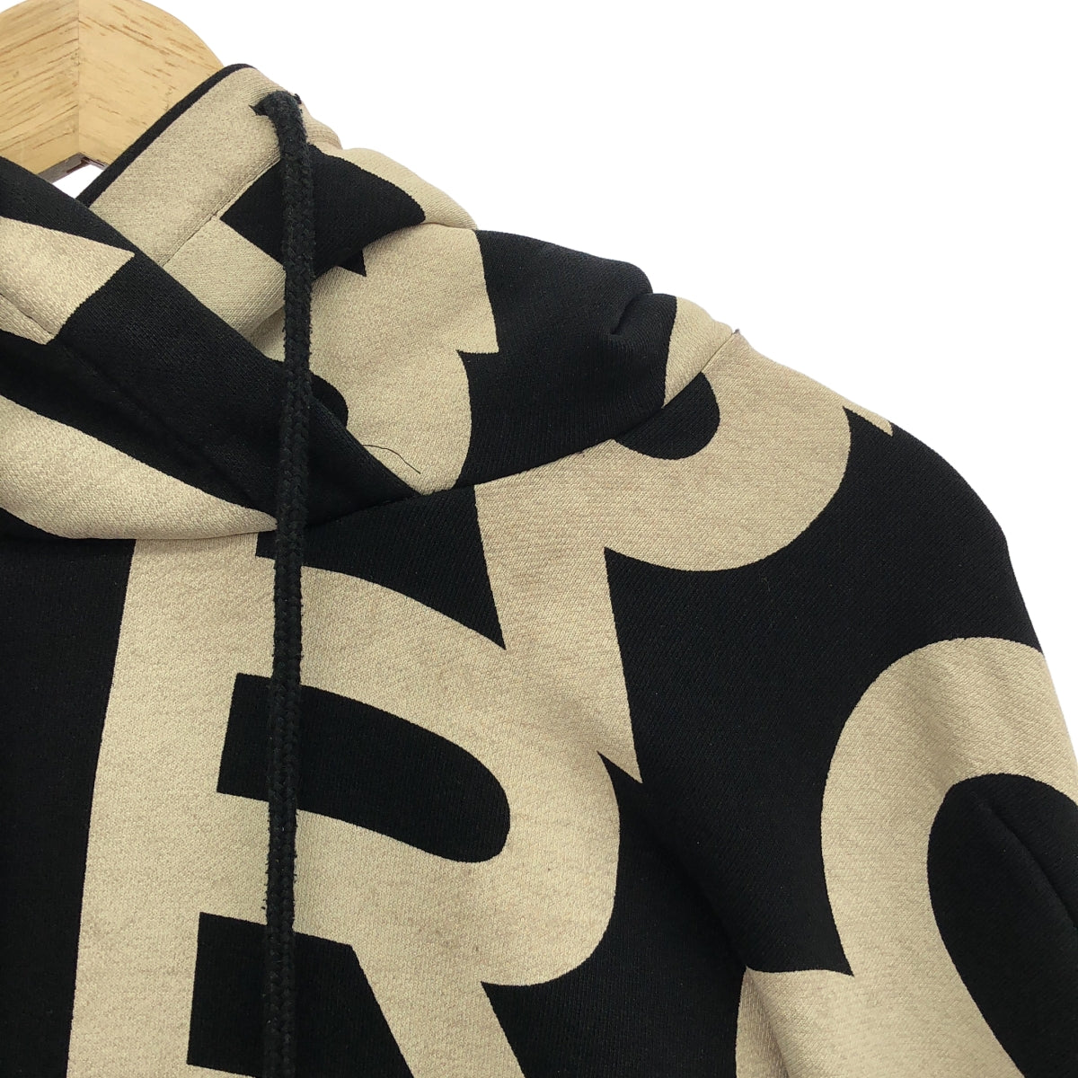 MARC JACOBS / マークジェイコブス | MONOGRAM OVERSIZED HOODIE ロゴ 総柄 オーバーサイズ フーデッド パーカ トレーナー | XS |