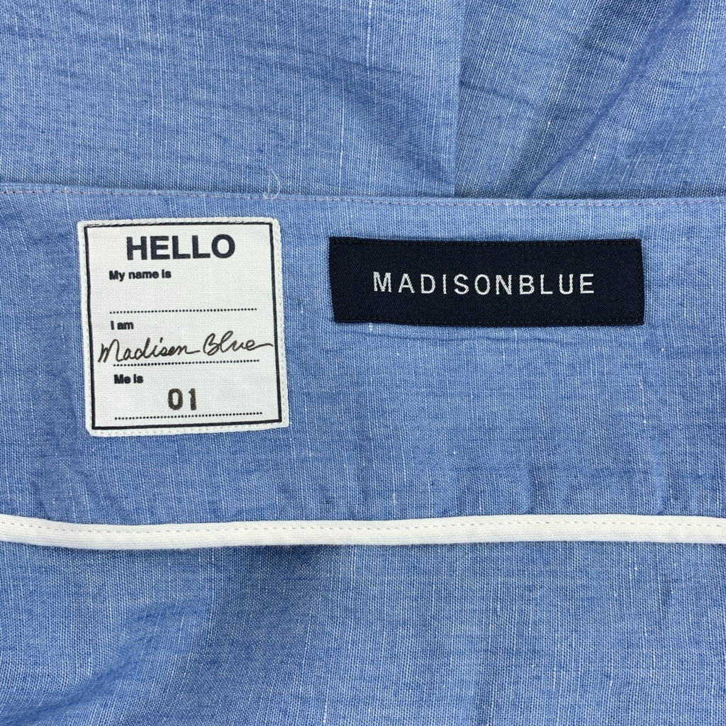 MADISON BLUE | 棉麻混紡裙 | S碼 | 藍色 | 女款