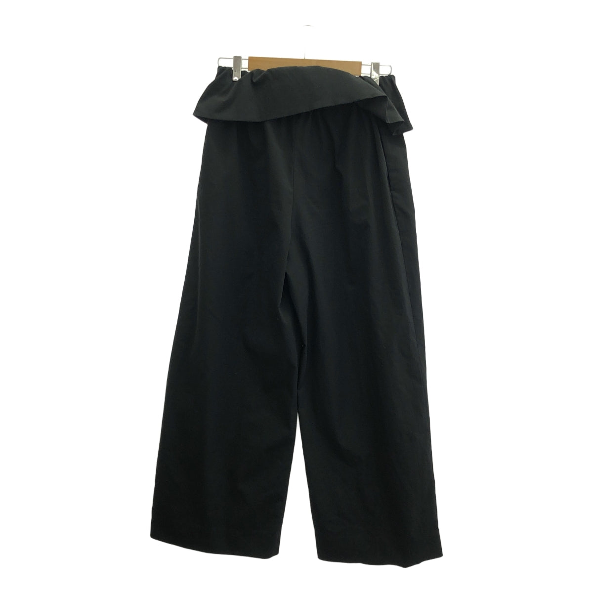 【美品】  LOHEN / ローヘン | オーバーラップパンツ | 38 | ブラック | レディース