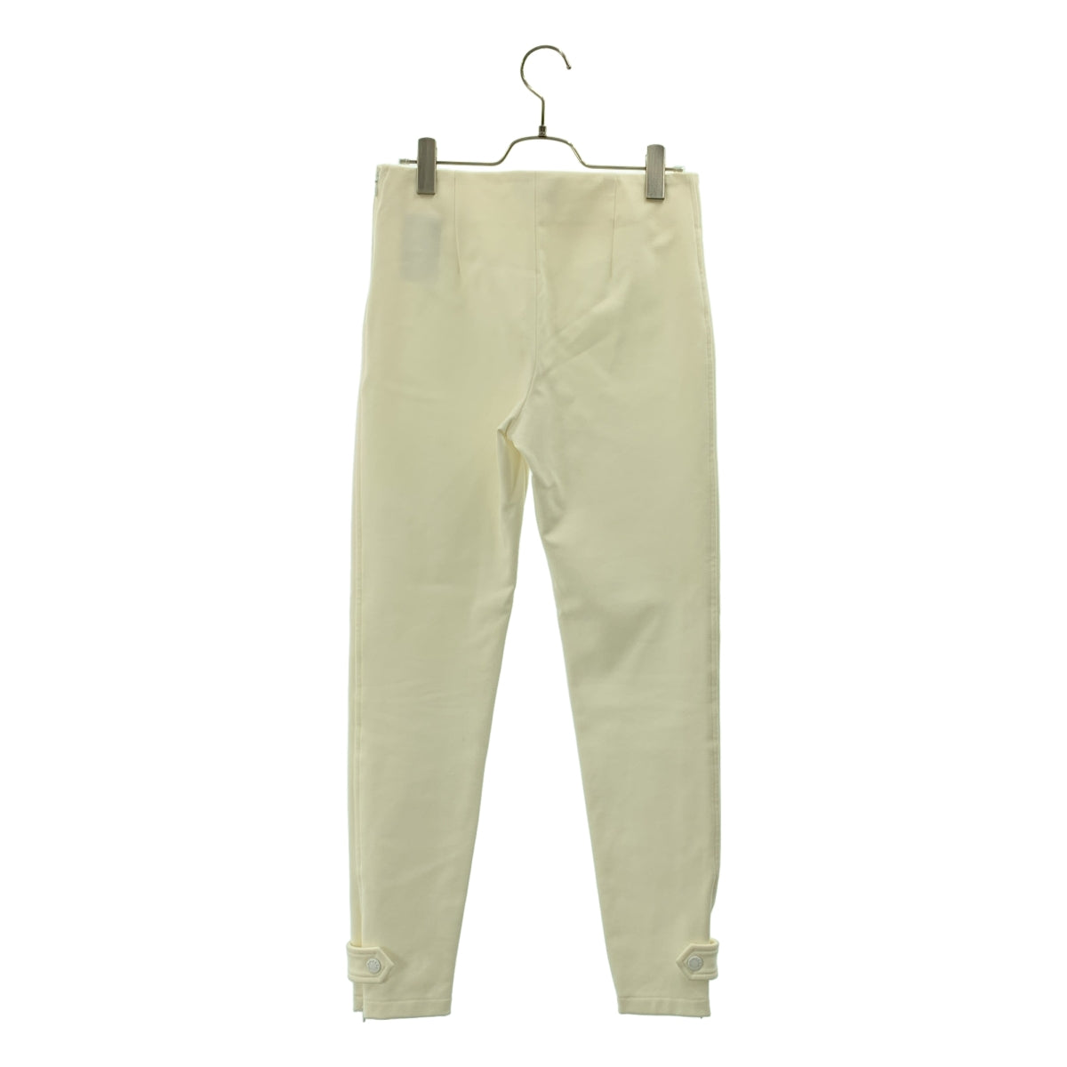 MONCLER / モンクレール | ロゴボタン 裾アジャスター サイドジップ パンツ | 38 | レディース