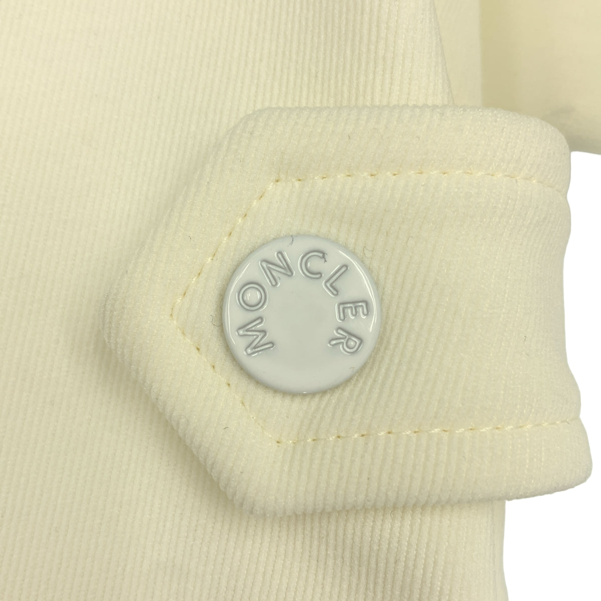 MONCLER / モンクレール | ロゴボタン 裾アジャスター サイドジップ パンツ | 38 | レディース