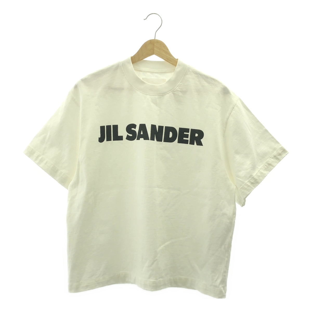 JIL SANDER / ジルサンダー | コットン ロゴ プリント Tシャツ | S | メンズ