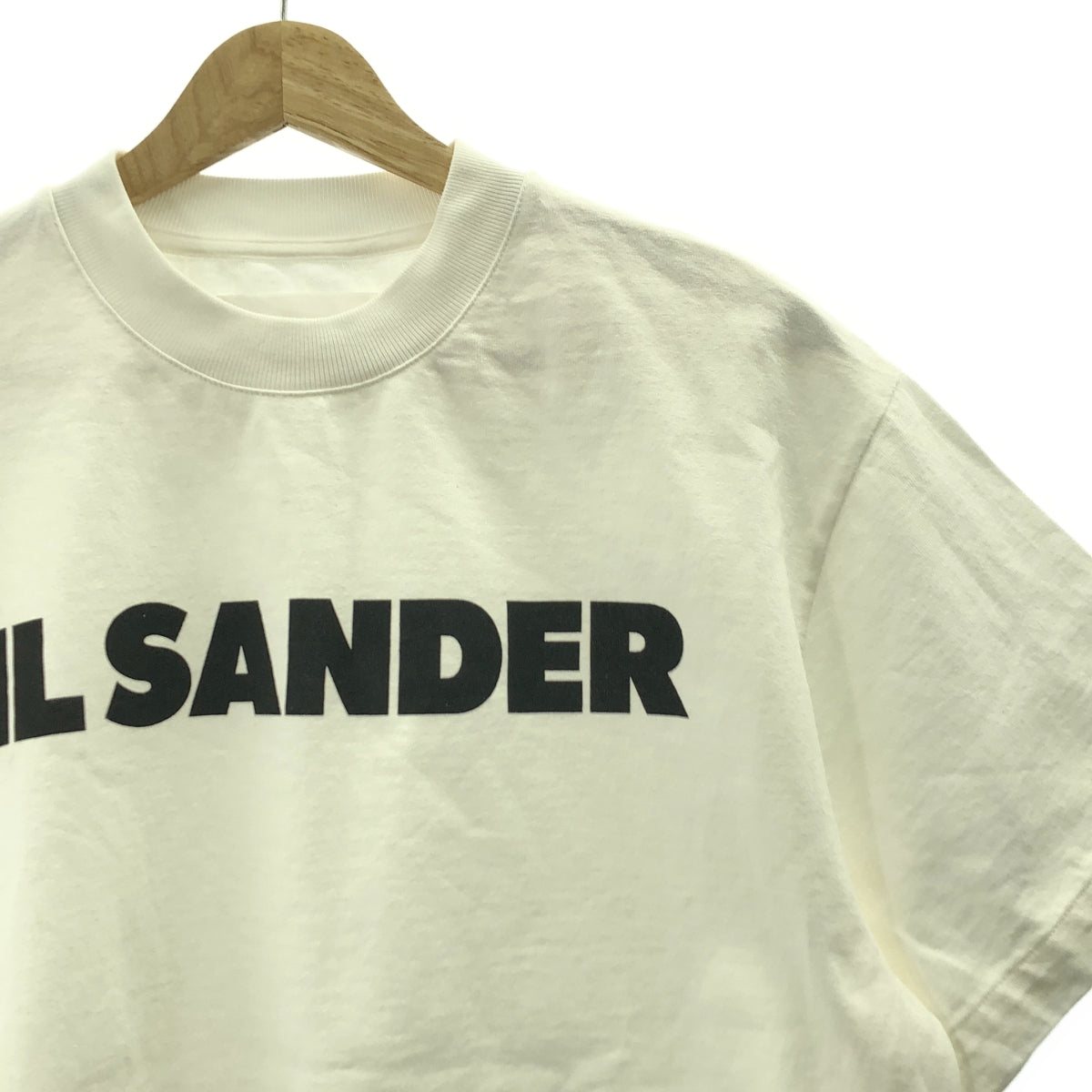 JIL SANDER / ジルサンダー | コットン ロゴ プリント Tシャツ | S | メンズ
