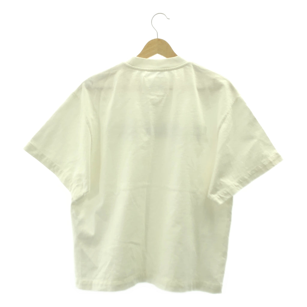 JIL SANDER / ジルサンダー | コットン ロゴ プリント Tシャツ | S | メンズ