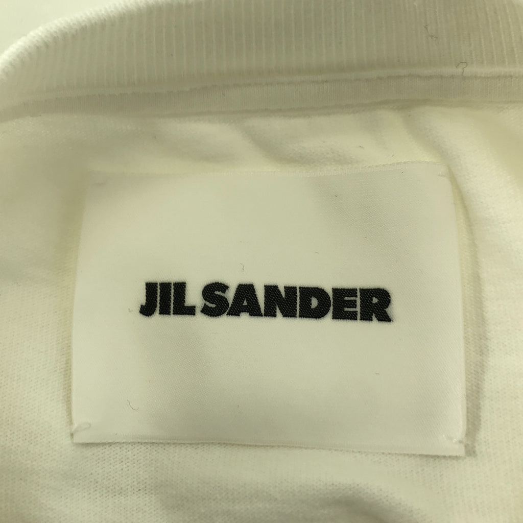 JIL SANDER / ジルサンダー | コットン ロゴ プリント Tシャツ | S | メンズ