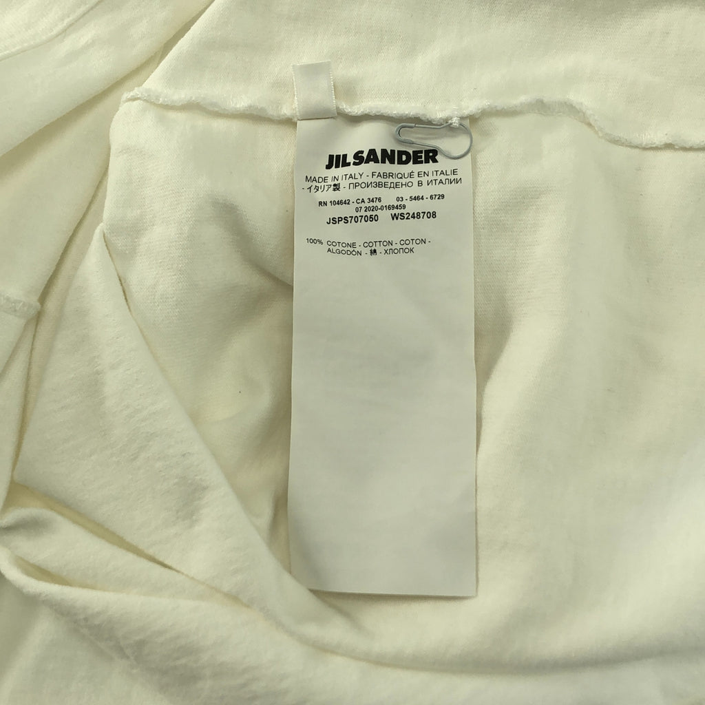 JIL SANDER / ジルサンダー | コットン ロゴ プリント Tシャツ | S | メンズ