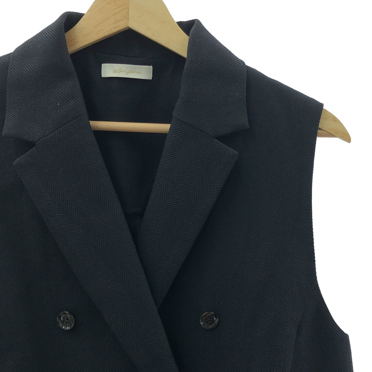 休閒裙 / 休閒裙 | 人字紋馬甲 | F | 黑色 | 女款