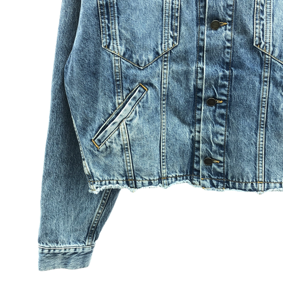 JACQUEMUS / ジャックムス | LE CHOUCHOU / Boxy denim jacket デニムジャケット | 46 | インディゴ | メンズ