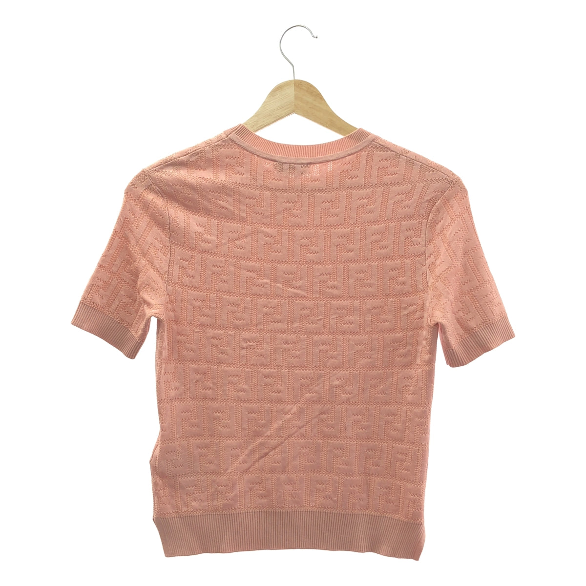 FENDI / フェンディ | ズッカ 総柄 クルーネック サマーニット | 36 | レディース