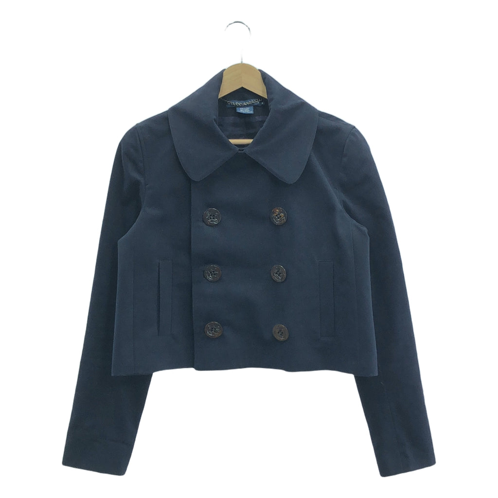 RALPH LAUREN / ラルフローレン | ショート丈 トレンチコート ジャケット | 8 | ネイビー | レディース