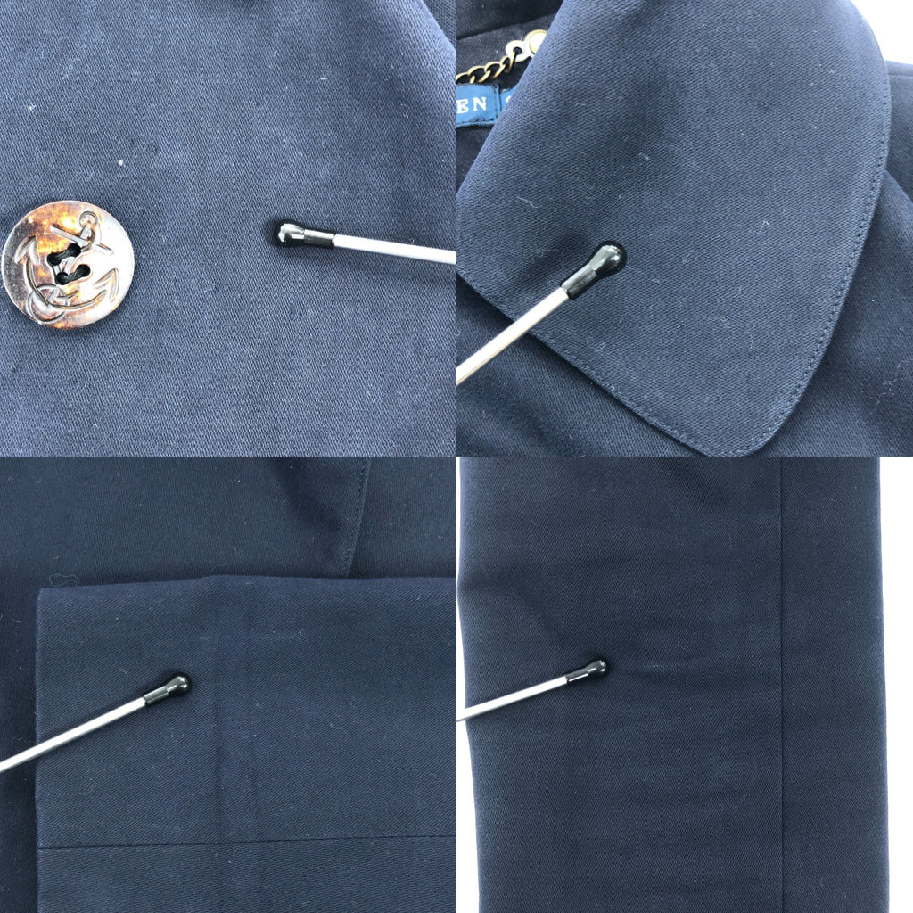 RALPH LAUREN / ラルフローレン | ショート丈 トレンチコート ジャケット | 8 | ネイビー | レディース