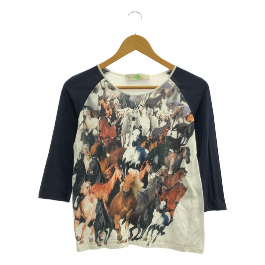 STELLA McCARTNEY / 스텔라 맥카트니 | 호스 프린트 티셔츠 | 36 | 여성