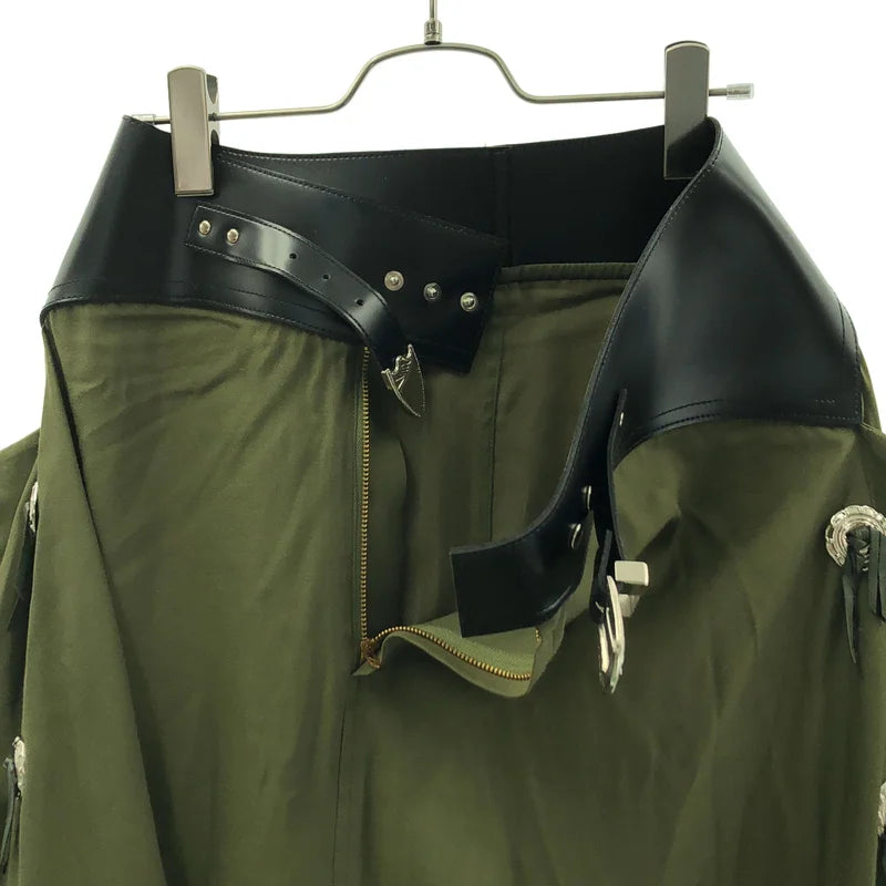 conansanトーガプルラtoga pullaロングスカート TOGA PULLA / トーガプルラ | バックルベルト付き ロングスカート | 36