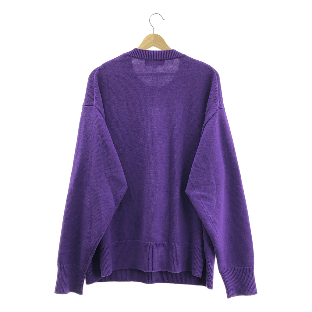 Studio Nicholson | ALTO 5GG 超大圓領羊毛和棉質 5 針超大針織衫 | M 碼 | 男款