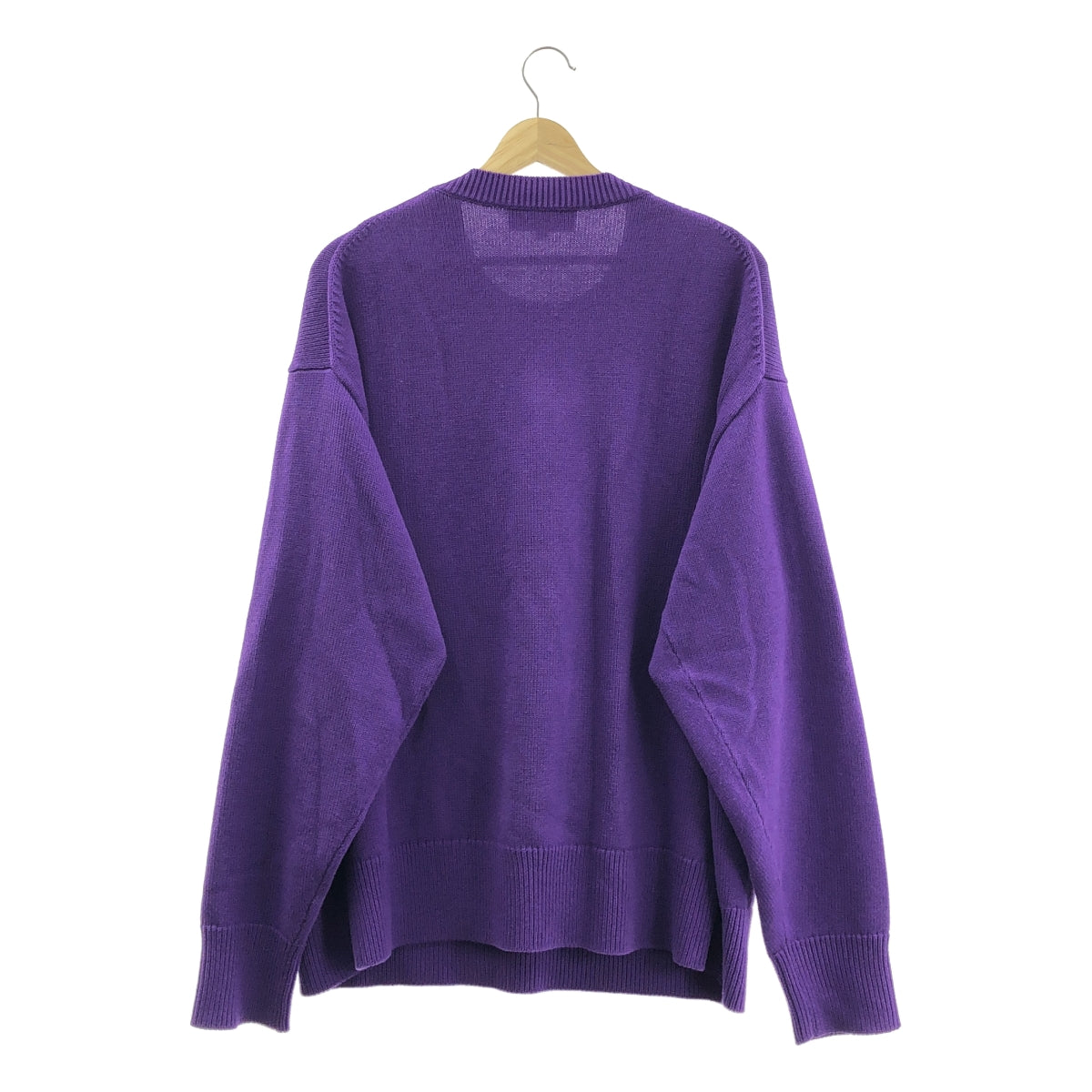 Studio Nicholson | ALTO 5GG 超大圓領羊毛和棉質 5 針超大針織衫 | M 碼 | 男款