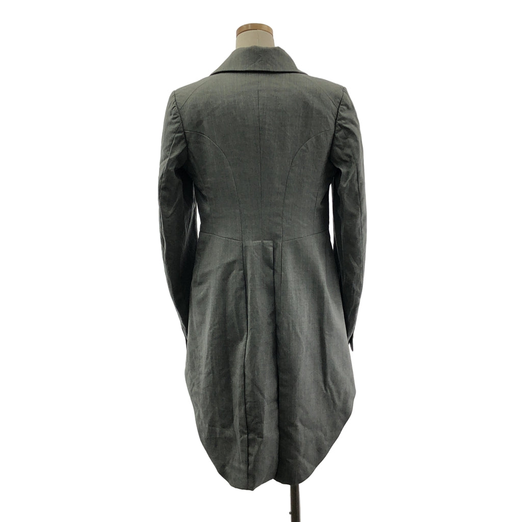 noir kei ninomiya / ノワールケイニノミヤ | 2008SS | 変形 燕尾 シングルブレスト ロングジャケット / 総裏地 | S | レディース