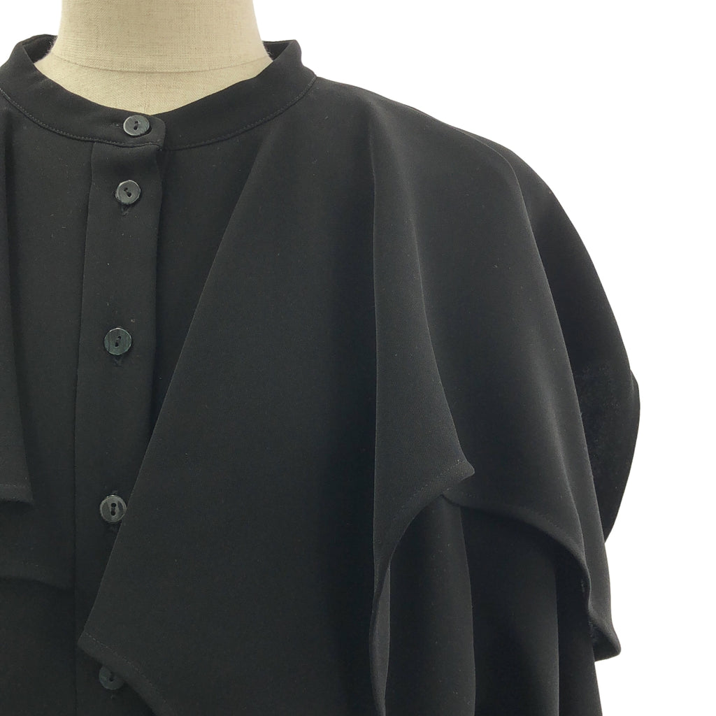 ENFOLD | 2023秋冬系列 | 領口層疊連身裙 | 38碼 | 黑色 | 女裝