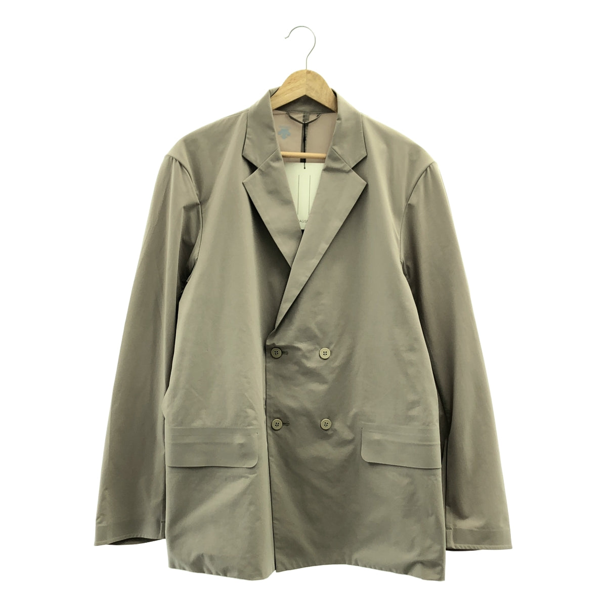 【美品】  DESCENTE PAUSE / デサントポーズ | MUSOU JACKET ダブルブレスト ジャケット | 0 | ベージュ | メンズ